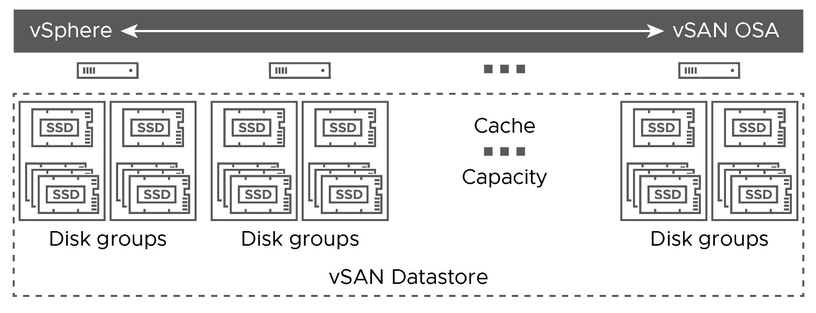 vSAN OSA diagram